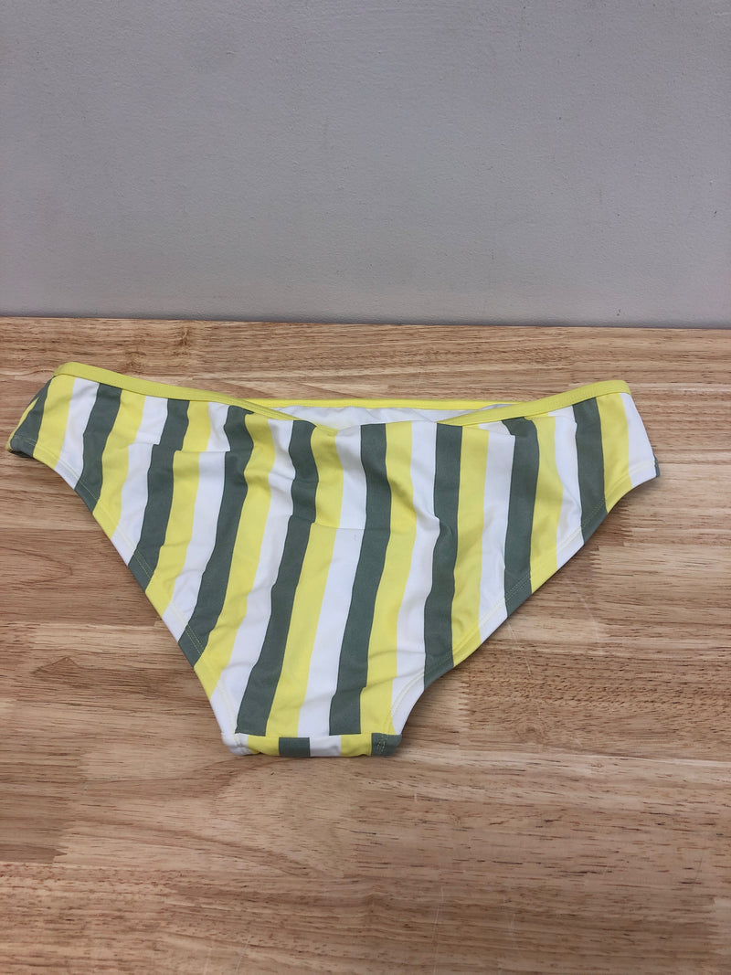Kona Sol Women's Medium Coverage Hipster Bikini Bottom Swimsuit Bathing Suit Bottom - (as1, Alpha, l, Regular, Regular, Yellow)