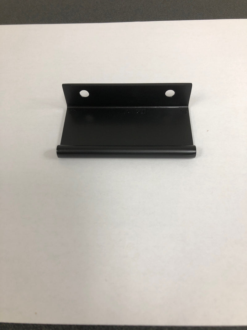 Top Knobs TK501BLK Europa 2 Inch Center to Center Finger Cabinet Pull from the Mercer Series - Black