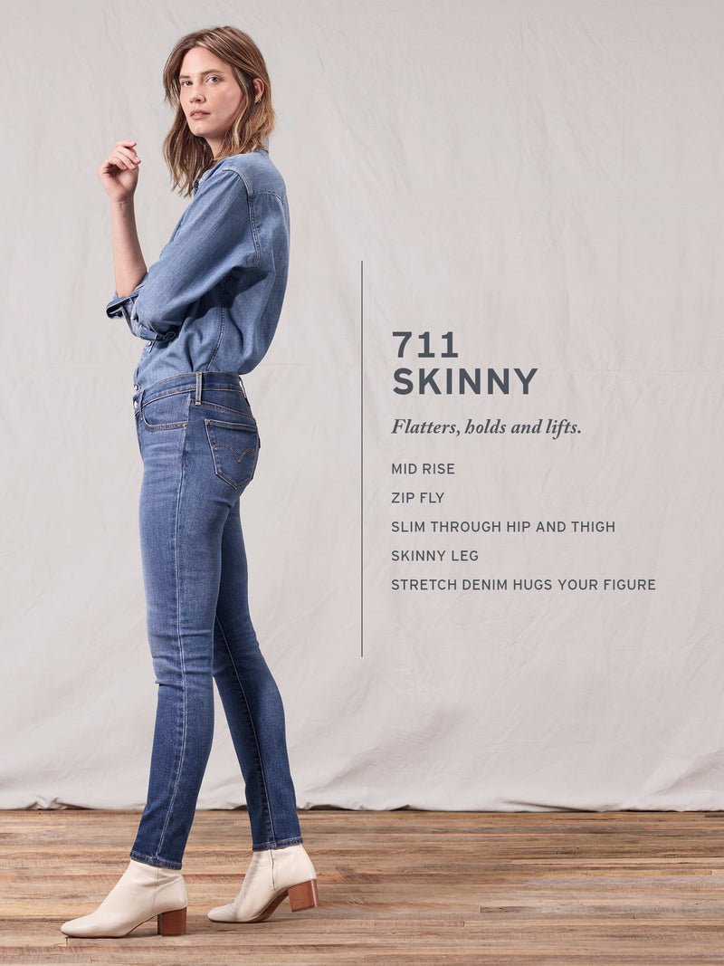 Levi’s original red tab women's 711 skinny jeans