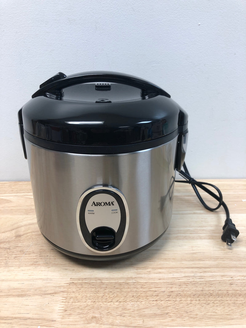 Aroma 8 cup rice cooker - stainless steel arc-904sb 52059149
