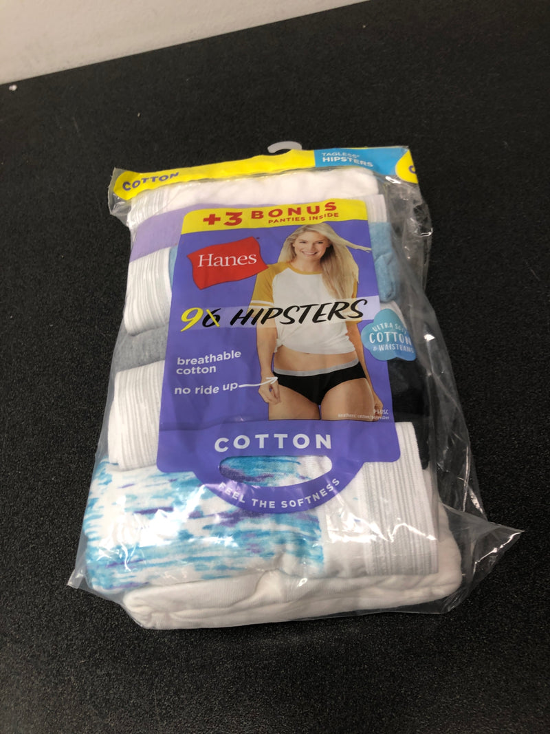 Hanes women's cotton 6pk pp41sc hipster underwear briefs - colors vary 5