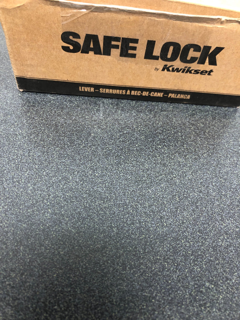 Kwikset SL7000LYLH-15 Safe Lock by Kwikset Layton Left Handed Non-Turning One-Sided Dummy Door Lever - Satin Nickel