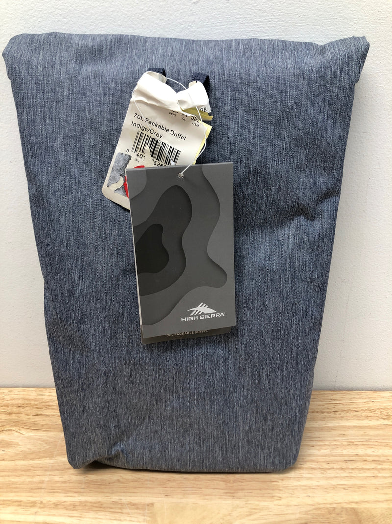 High sierra 70l packable duffel bag - indigo