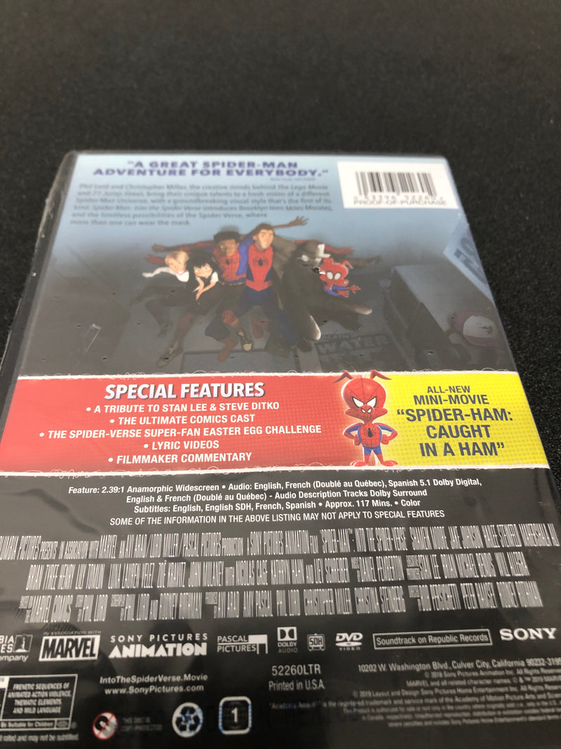 Spider-man: into the spider-verse (dvd)