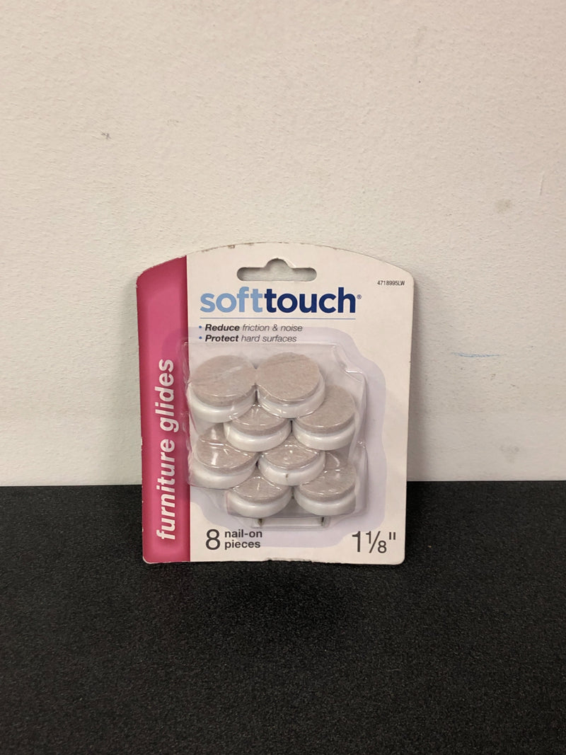 SoftTouch 8-Pack Felt Non-Swivel Furniture Glide