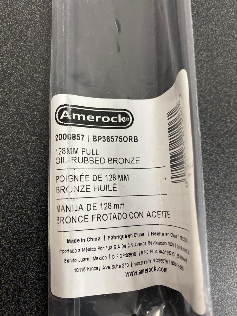 Amerock BP36575ORB Edge Pull 5-13/16 Inch Long Finger Cabinet Pull - Oil Rubbed Bronze
