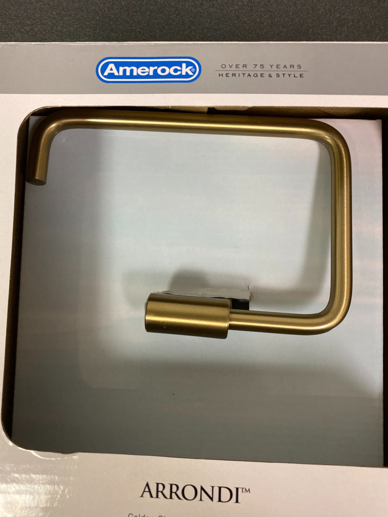 Amerock Arrondi Towel Ring in Brushed Bronze/Golden Champagne