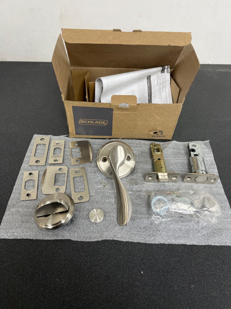 Schlage F59CHP619RH Champagne Right Handed Single Cylinder Interior Pack - Exterior Handleset Sold Separately - Satin Nickel