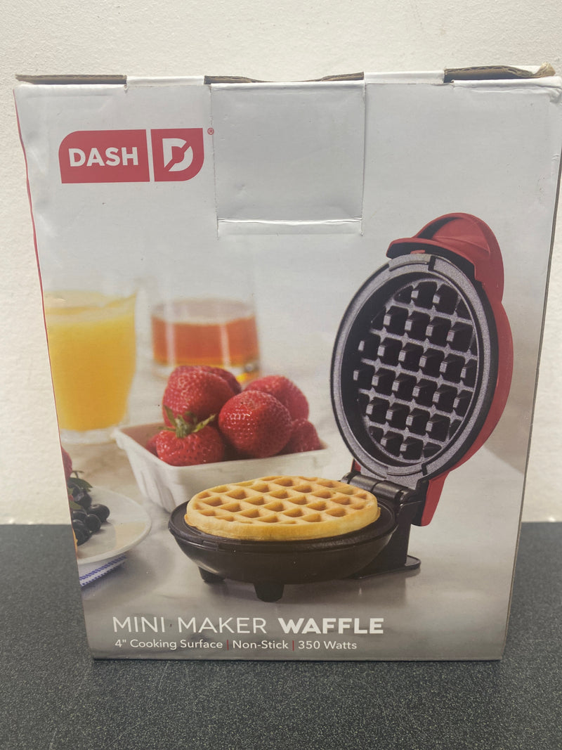 Dash go dmw001 mini - waffle maker - 350 w - red