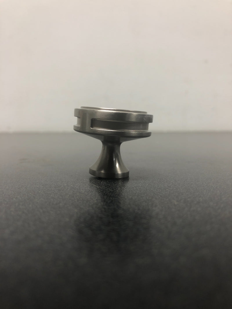 Amerock BP36603G10 Oberon 1-3/8 in (35 mm) Diameter Satin Nickel Round Cabinet Knob