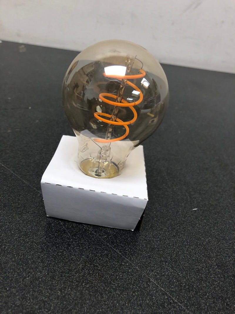 Ge a19 e26 (medium) filament led bulb amber warm white 60 watt equivalence 1 pk