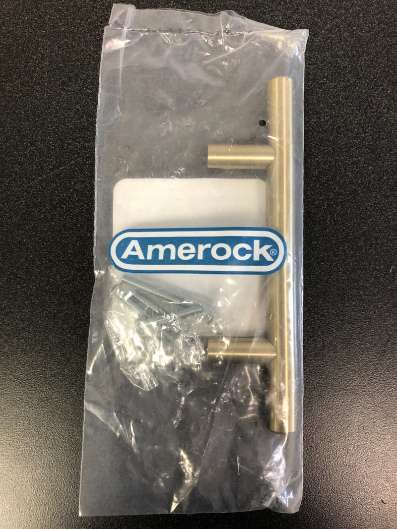 Amerock Bar Pulls 3-in Center to Center Sterling Nickel Rectangular Bar Cabinet Door Pull