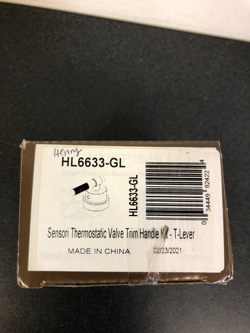 Brizo Litze Handle Kit for Sensori Thermostatic Valve Trim - T-Lever Handle