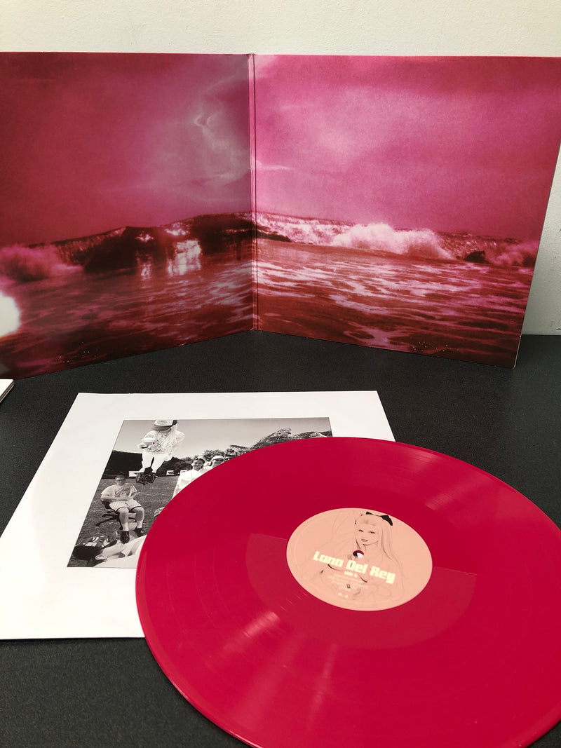 Lana del rey  - did you know that there's a tunnel under ocean blvd dark pink vinyl