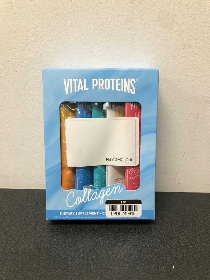 Vital Proteins Variety Stick Pack Box Sampler (CP01, MC01, CCV01, BCTH01, MGG)