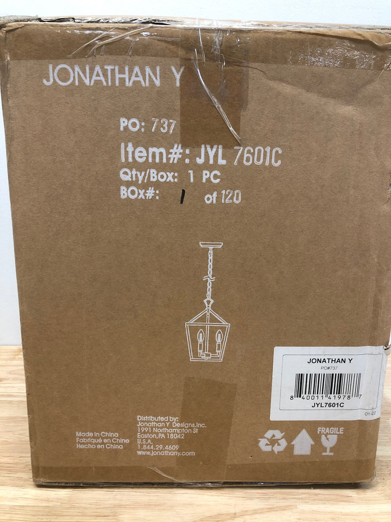 JONATHAN Y Lighting JYL7601C Ojai 3 Light 10" Wide LED Pendant - Chrome