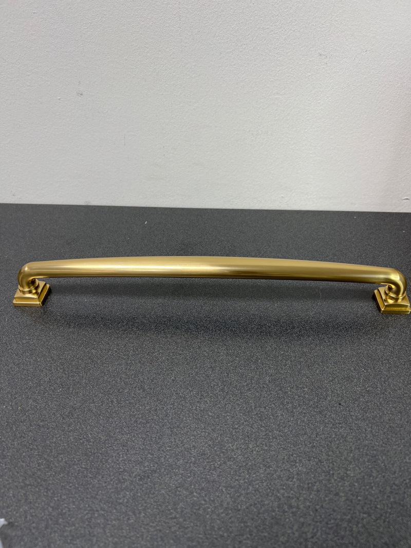 Berenson 1306-1MDB-P Tailored Traditional 12 Inch Center to Center Appliance Pull from the Timeless Charm Series - Modern Brushed Gold