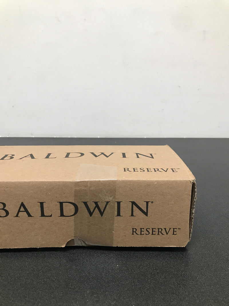 Baldwin ENCONCSR112 Contemporary Single Cylinder Keyed Entry Door Knob with Square Rose - Venetian Bronze
