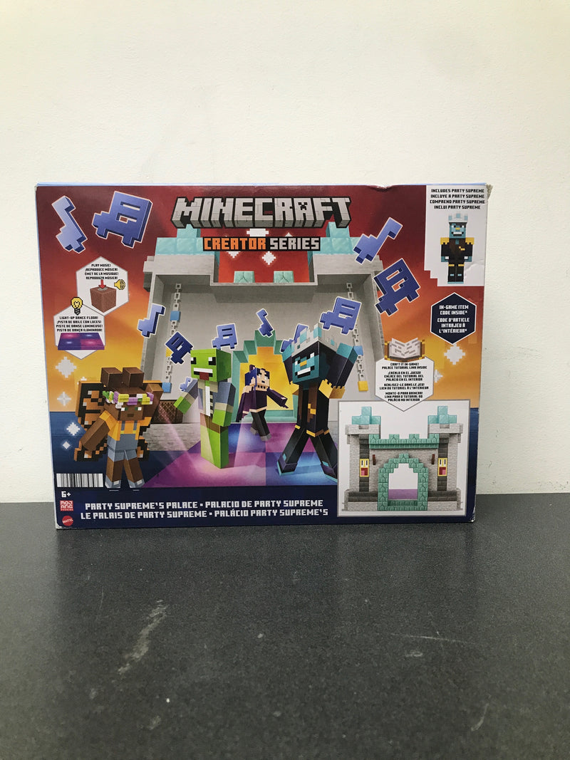 Minecraft toys, creator series palace playset and party supreme action figure