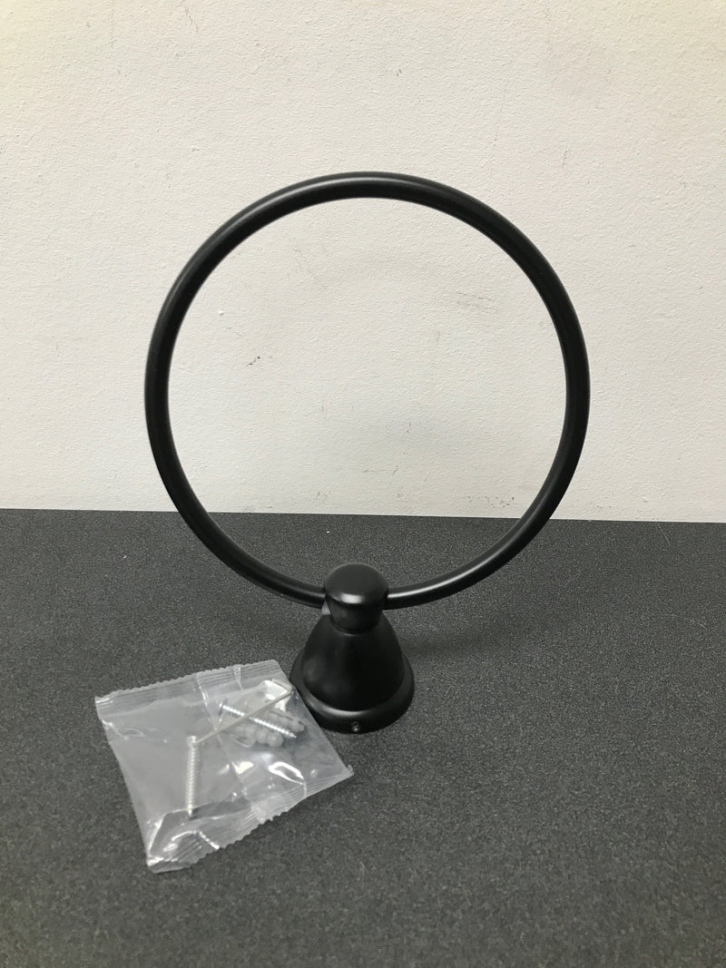 Franklin Brass KIN46-MB Kinla 6-3/8" Wall Mounted Towel Ring - Matte Black