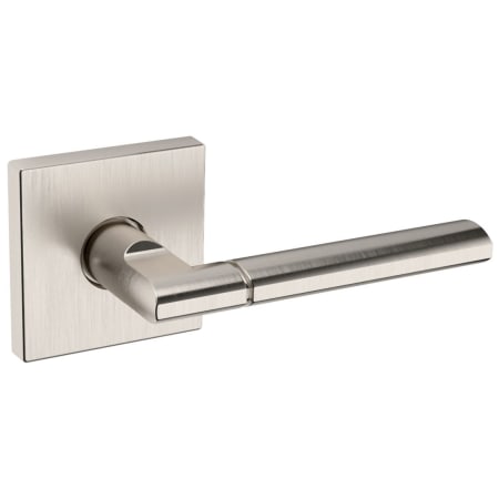 Baldwin L021056FD L021 Non-Turning Two-Sided Dummy Door Lever Set with R017 Rose from the Estate Collection - Lifetime Satin Nickel
