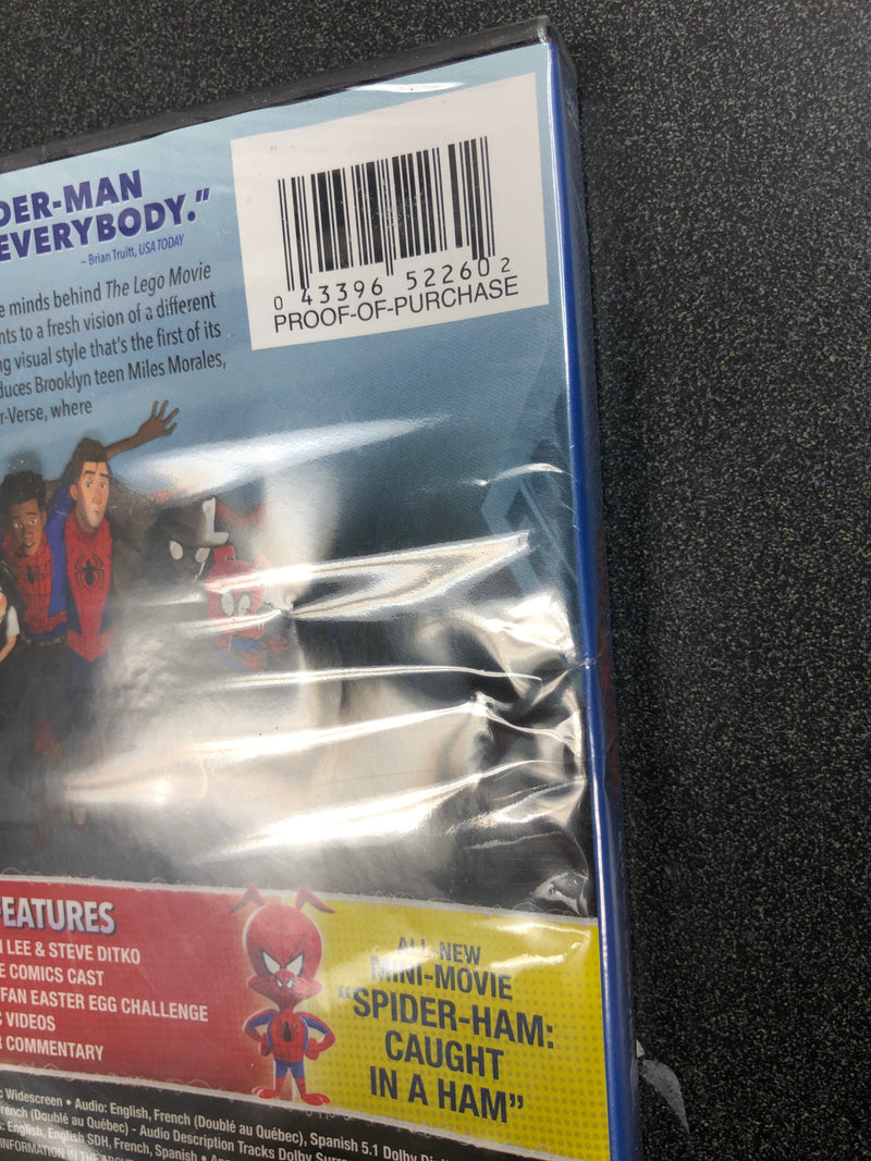 Spider-man: into the spider-verse (dvd)