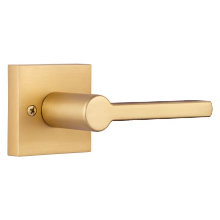 Miseno Lorton Flat Bar Non-Turning One-Sided Door Lever - Satin Brass