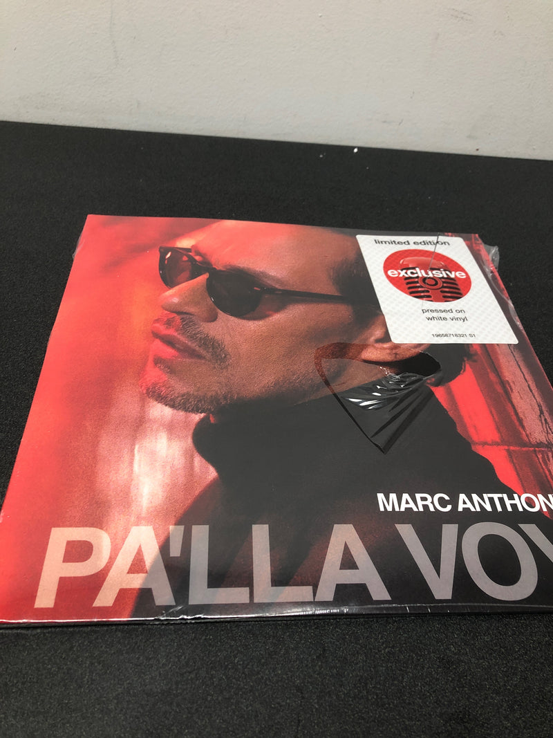 Marc anthony - pa’lla voy exclusive white color vinyl lp