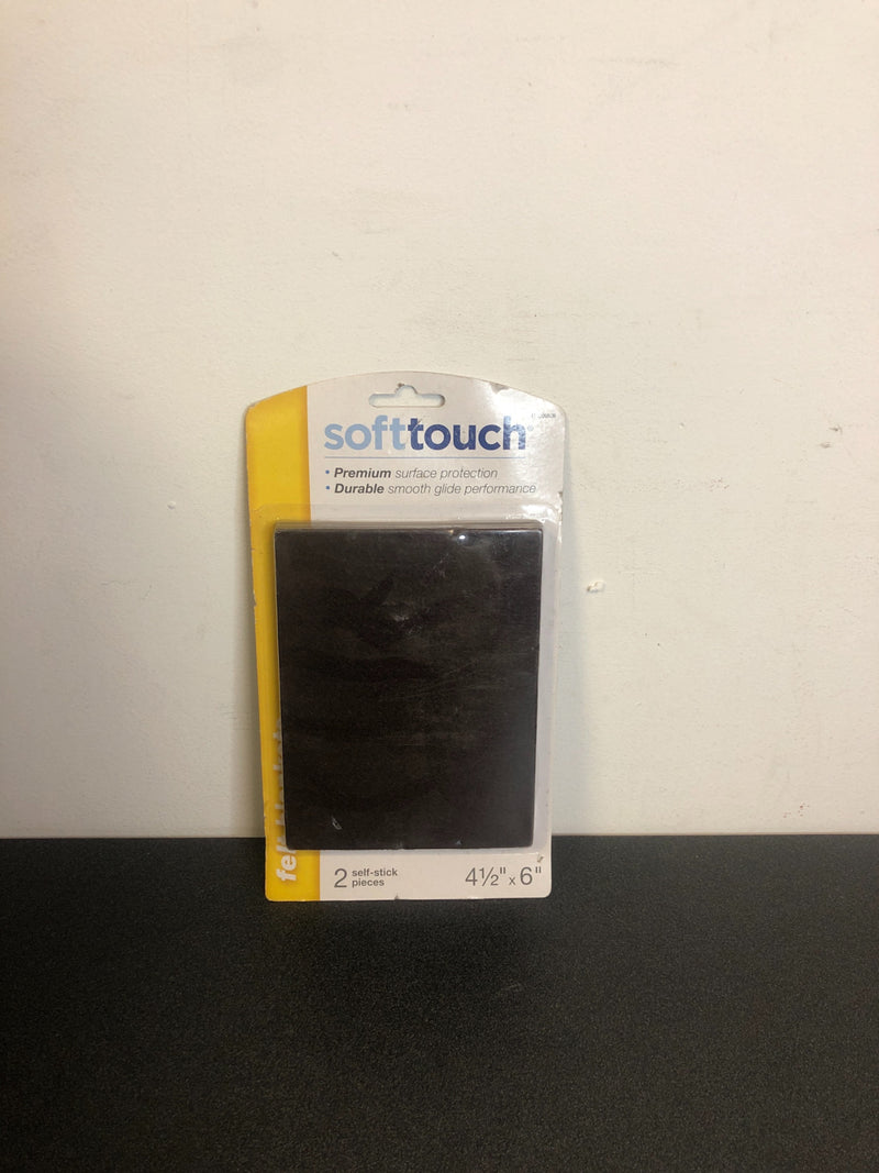 SoftTouch 2-Pack 4-1/2-in X 6-in Brown Felt Pad
