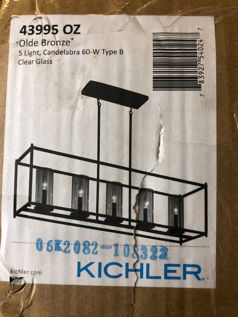 Kichler Crosby 5-Light Olde Bronze Transitional Cage Chandelier