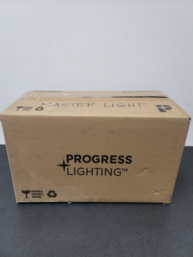 Progress Lighting P2060-15 Status Single Light 15-1/2" Tall Indoor Wall Sconce with Fabric Shade - Polished Chrome