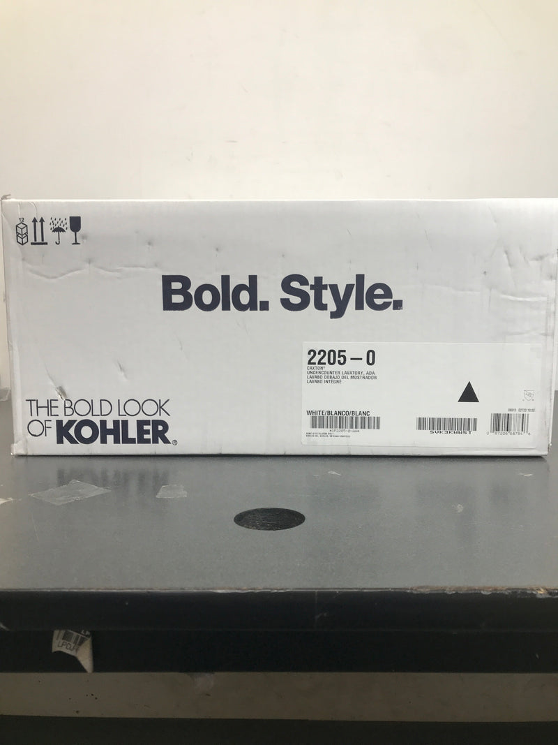 Kohler K-2205-0 Caxton 17" Undermount Bathroom Sink - White