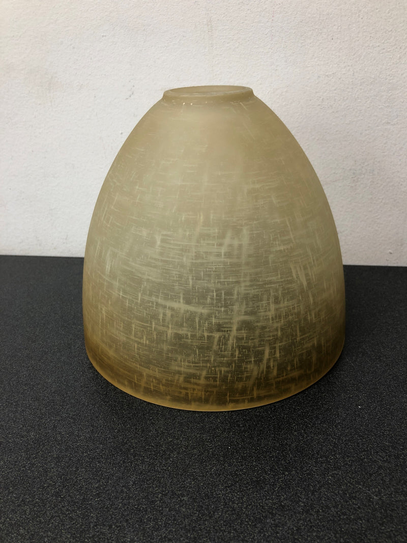 Linen Glass Dome Shade