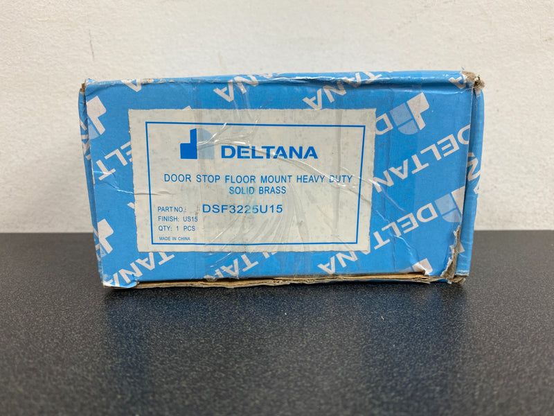 Deltana DSF3225U15 Solid Brass Heavy Duty Floor Mount Door Stop Door Bumper - Satin Nickel