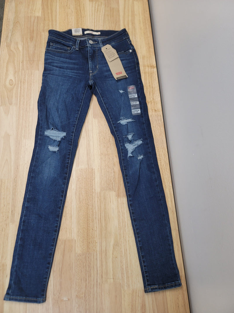 Levi's Women's 711 Skinny Jeans, Lapis Breakdown, 24 Regular