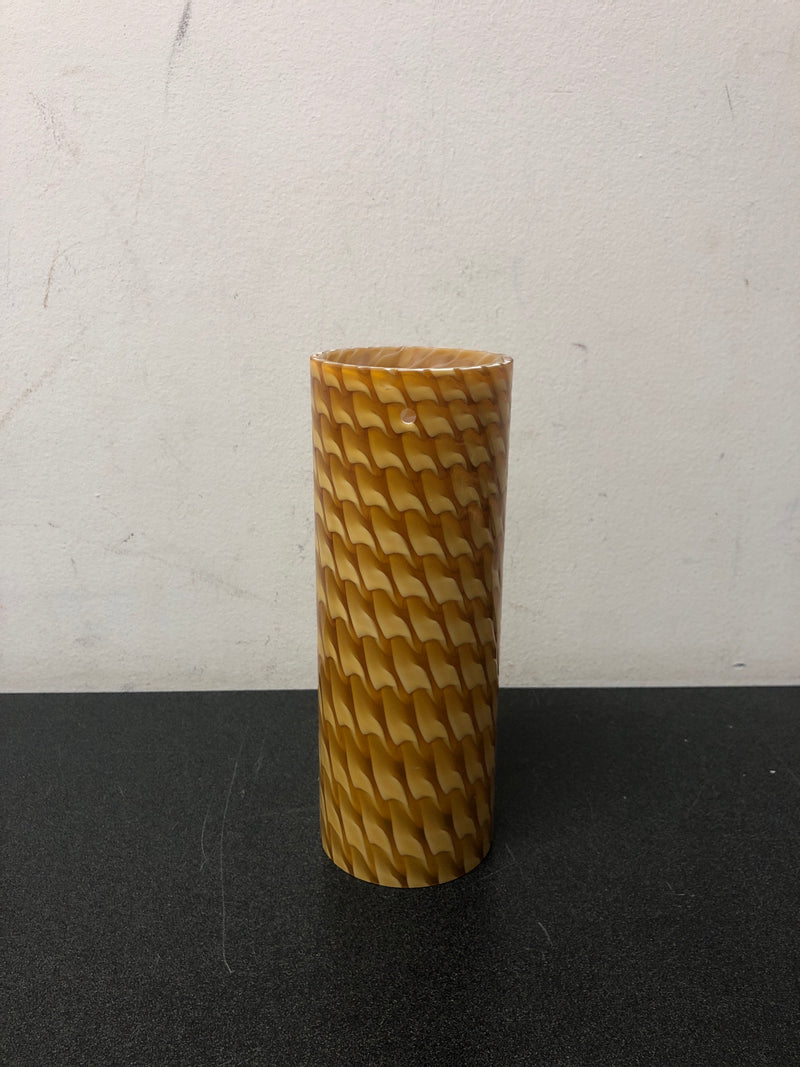 Volume Lighting GS-309 8" Height Amber Frit Glass Cylindrical Shade - Amber Frit