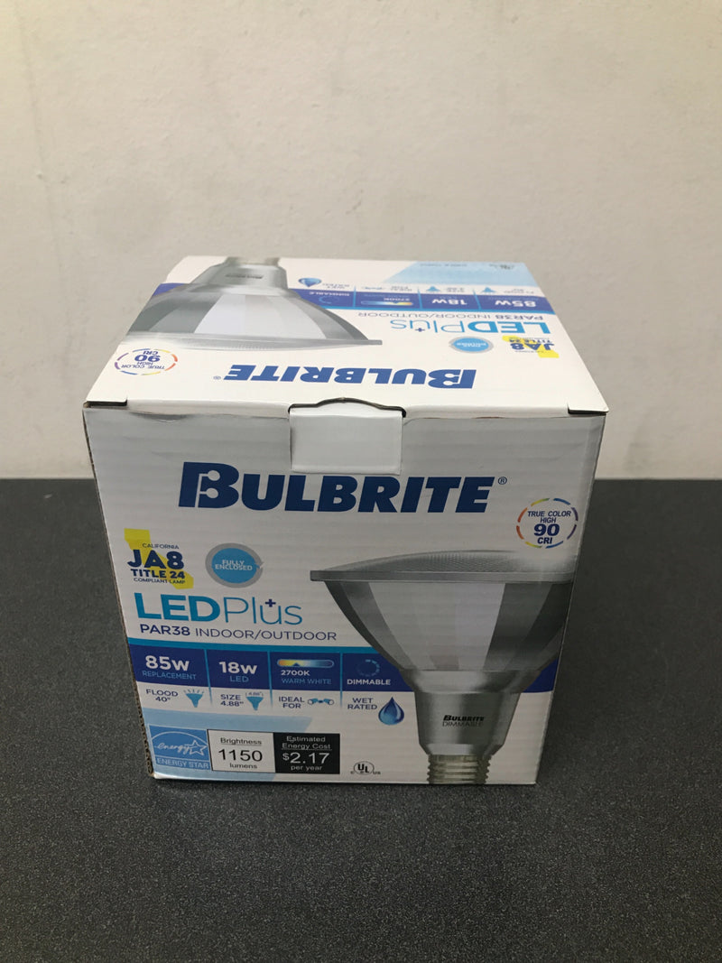 Bulbrite 772610 - led18par38/fl40/927/j/wd par38 flood led light bulb