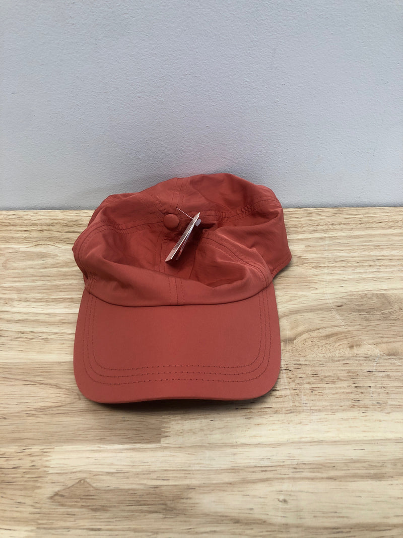 Women's nylon baseball hat - a new day red
