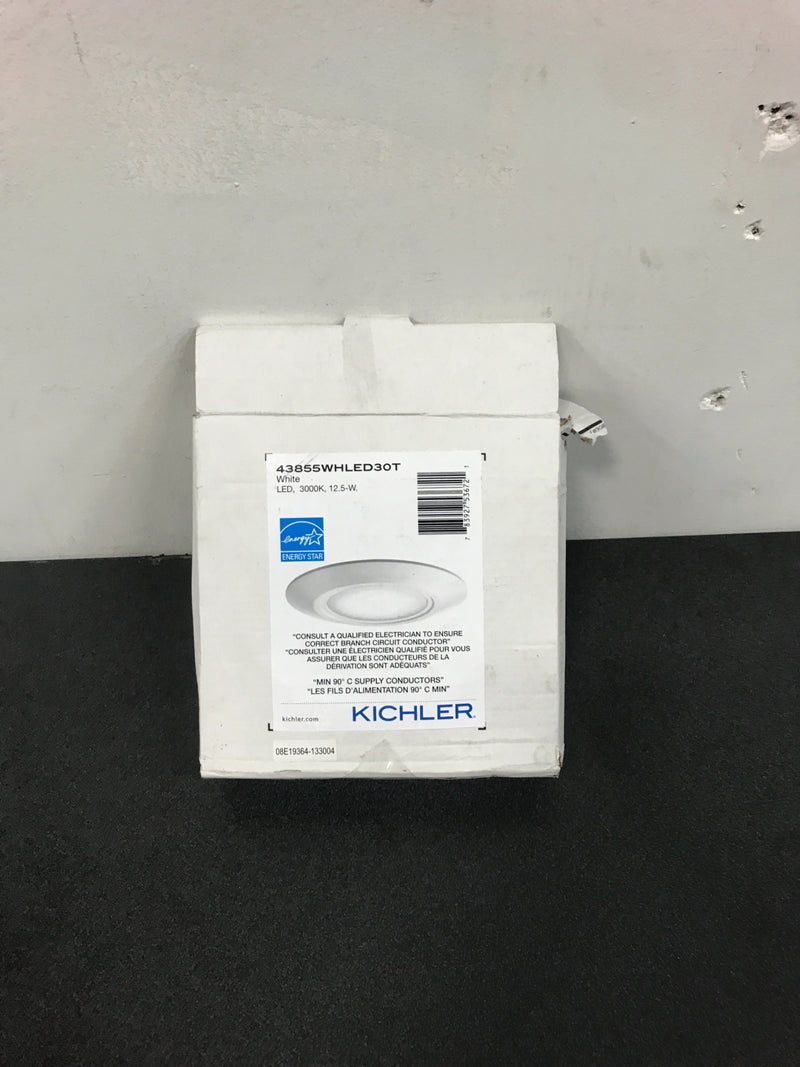 Kichler Horizon 6.5-in White LED Flush Mount Light ENERGY STAR