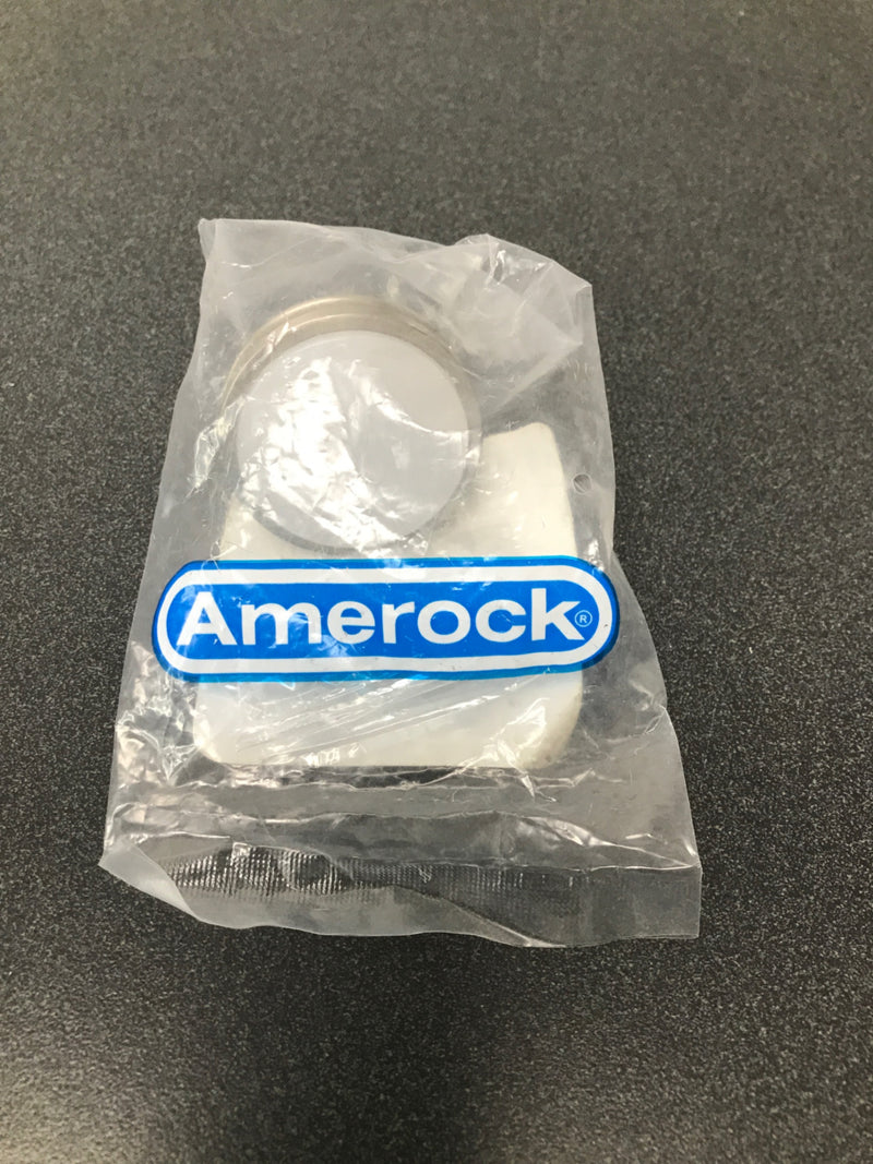 Amerock BP36609G10FA Oberon 1-3/4 Inch Mushroom Cabinet Knob - Satin Nickel / Frosted Acrylic