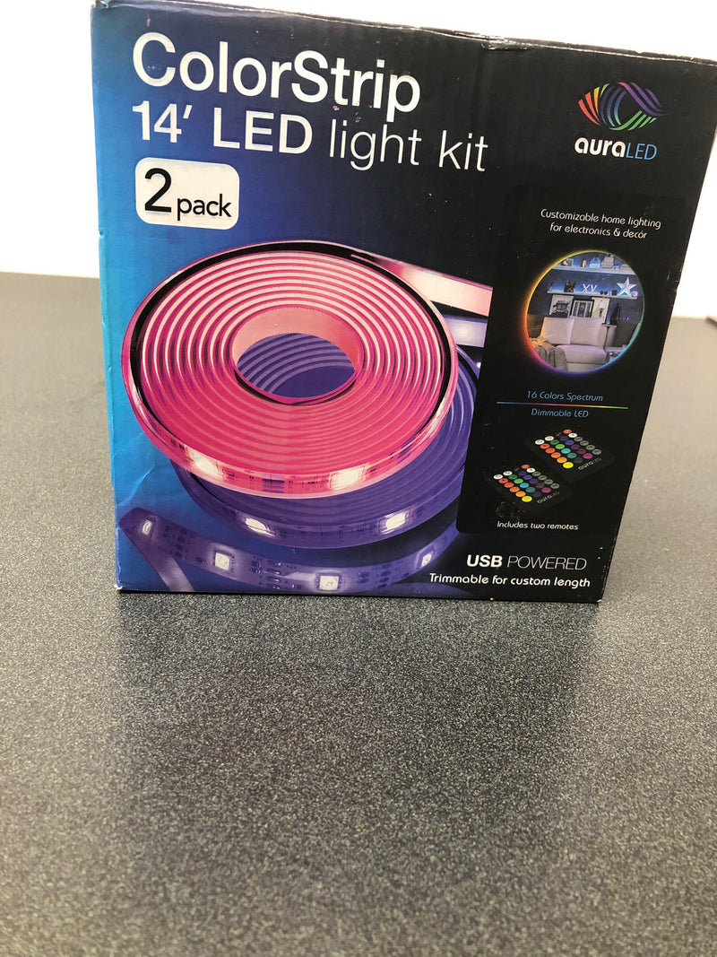 Tzumi 8632HD Aura LED 2-pack 14 ft. ColorStrip Light Kit