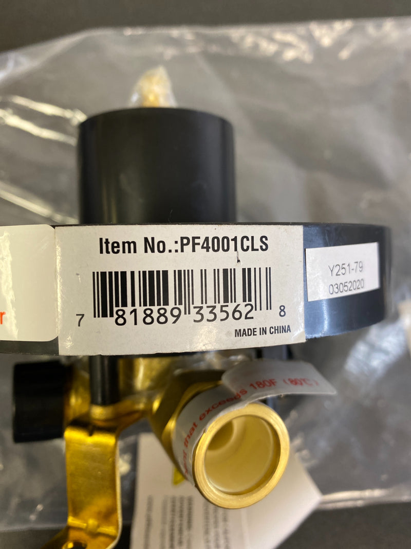 PROFLO Pressure Balanced CPVC Ceramic Tub and Shower Valve without Stops (1/2" Connection)