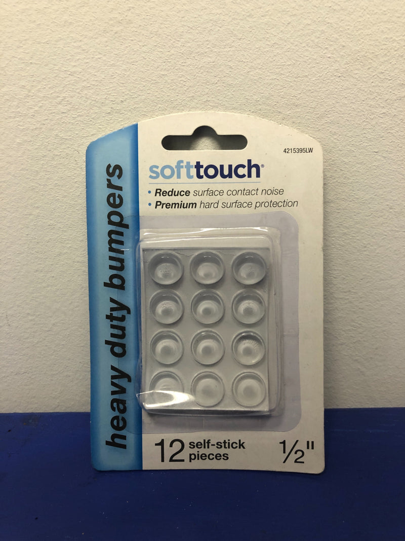 SoftTouch 12-Pack Round Cabinet Bumpers