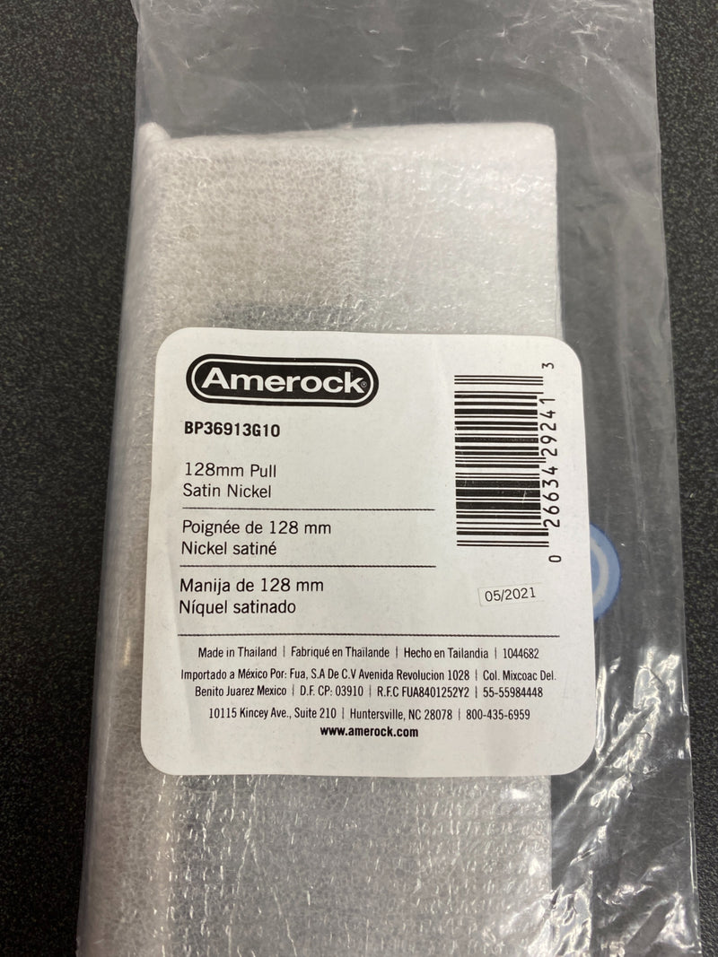 Amerock BP36913G10 Versa 5-1/16 Inch Center to Center Handle Cabinet Pull - Satin Nickel