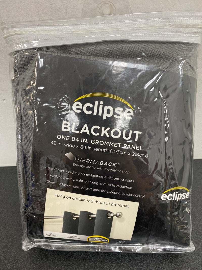 Eclipse 17519042X084SMK Andora Blackout Window Panel in Smoke - 42 in. W x 84 in. L