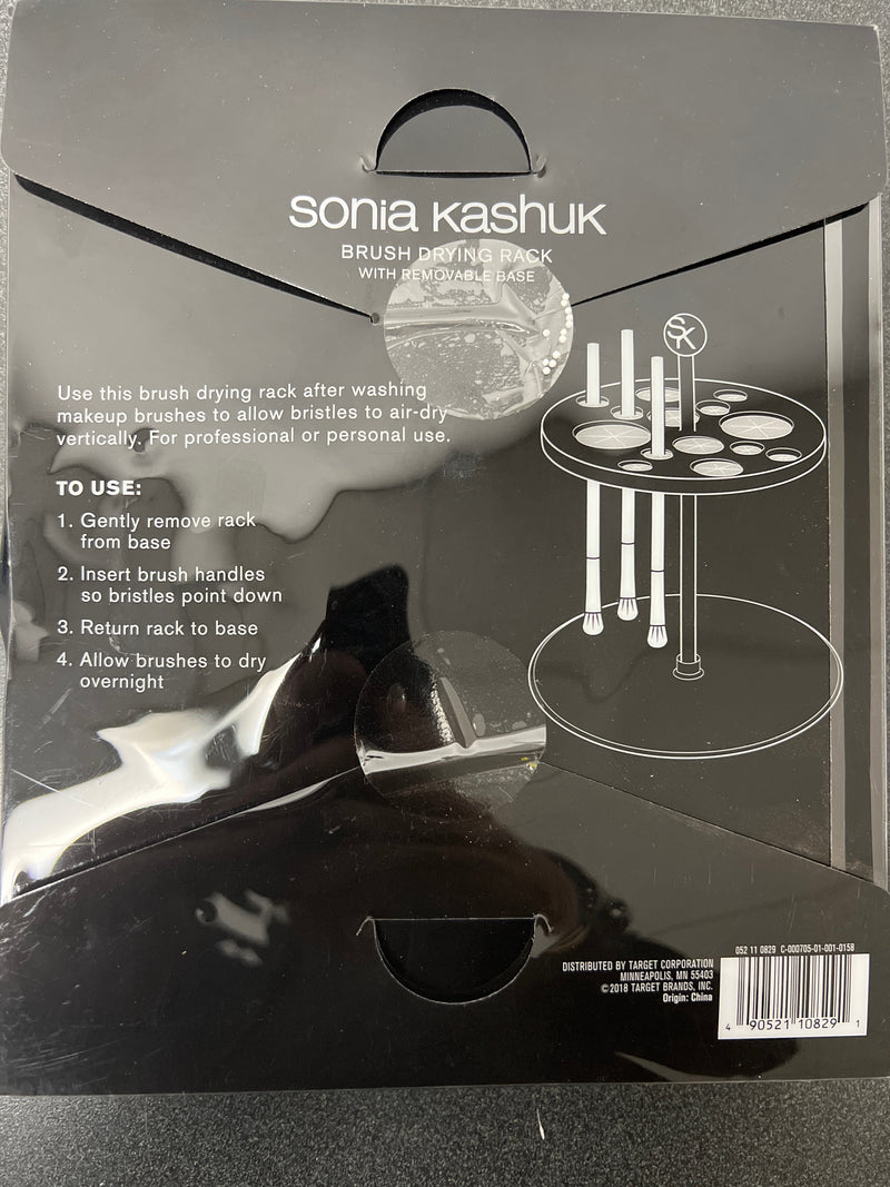Sonia kashuk makeup brush drying rack with removable base, black