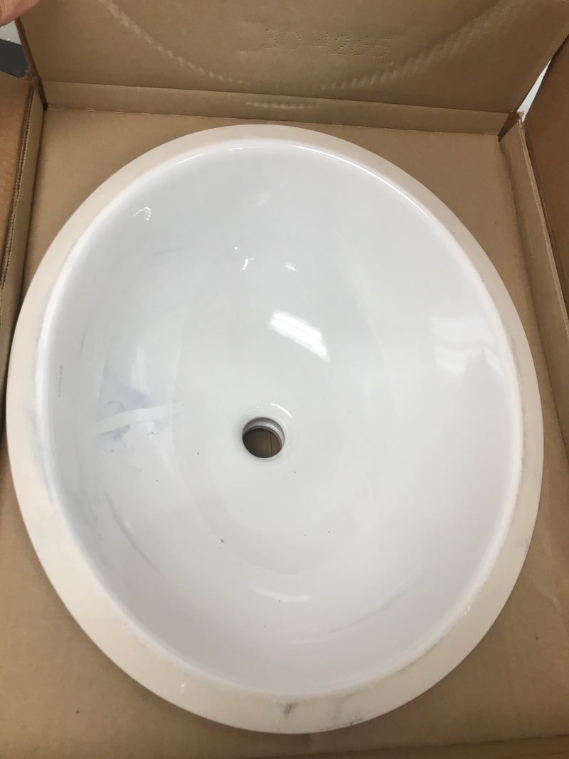 Kohler K-2205-0 Caxton 17" Undermount Bathroom Sink - White