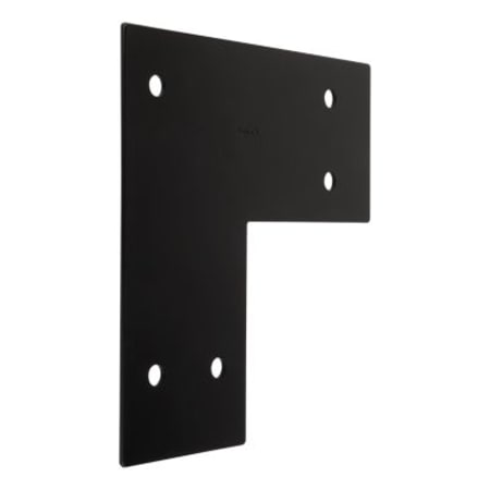 National Hardware N800-215 5" x 11-1/4" x 11-1/4" Decorative L Strap from the Indio Collection - Black