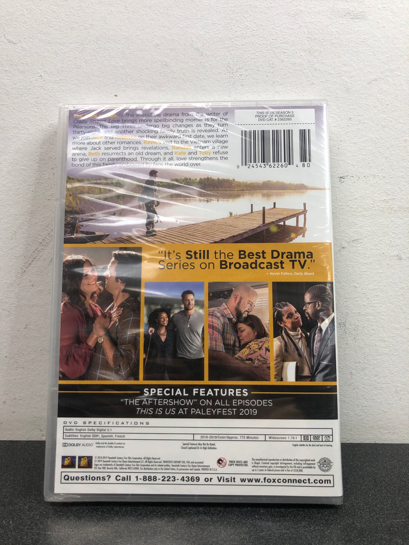 20th century fox this is us: the complete third season (dvd)