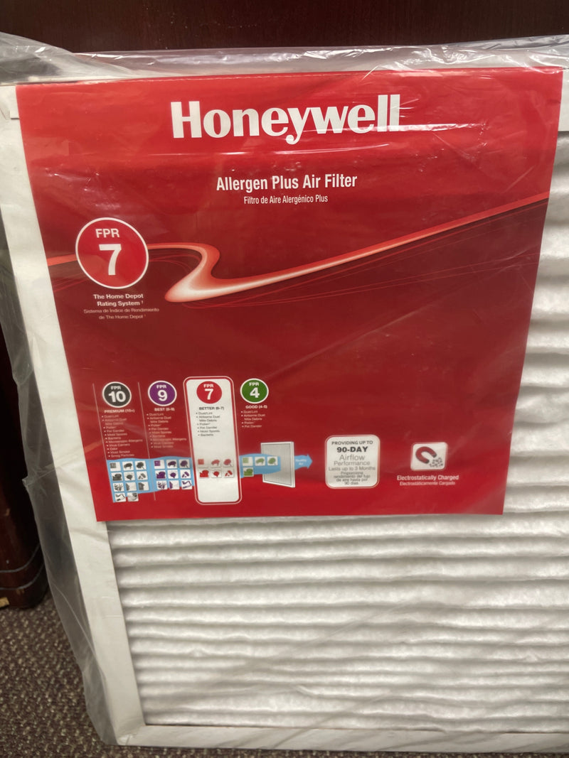 Honeywell 18 x 25 x 1 Allergen Plus Pleated MERV 11 - FPR 7 Air Filter (12-pack)-90701.011825